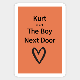 Glee/Kurt/Boy Next Door Magnet